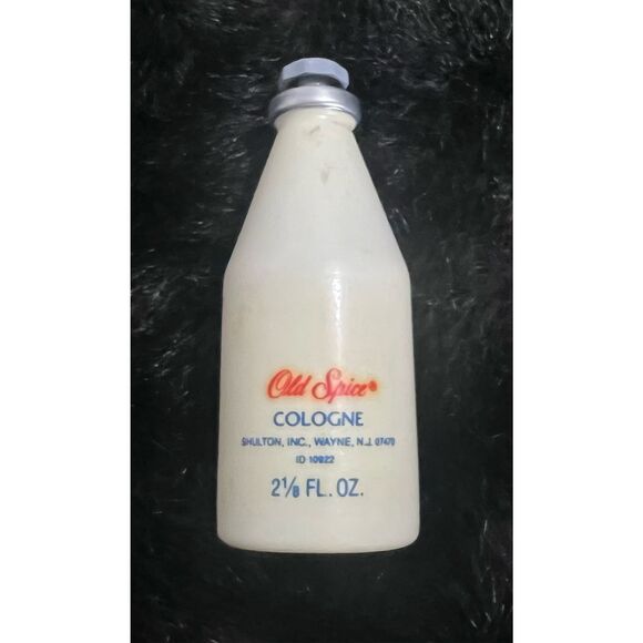 Vintage Old Spice Cologne 2 1/8 plastic bottle 60% full - Picture 2 of 3